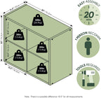 Cubic 4-Cube Closet Organizers and Storage, Closet Organizer, White
