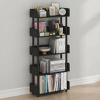 Turn-N-Tube Book Shelf, 5-Tier Bookshelf, Bookcases, Espresso