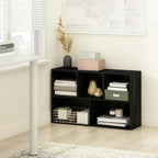 Luder 5-Cube No Tool Assembly Open Shelf, Blackwood