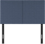 Roanne Upholstered Headboard, Denim, Twin