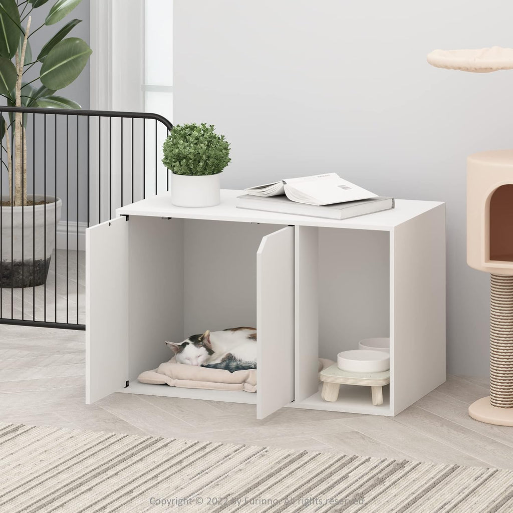 Peli Litter Box Enclosure, Solid White