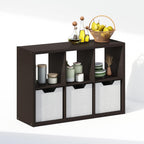 Cubic Extra Thick 6-Cube Closet Organizers and Storage, Dark Oak