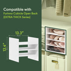 Cubicle Cube Insert, 3-Shelf Cube Organizer, Fits into Extra Thick Cubes, for Organizers and Storage, White (Does not fit IKEA Kallax Shelving)