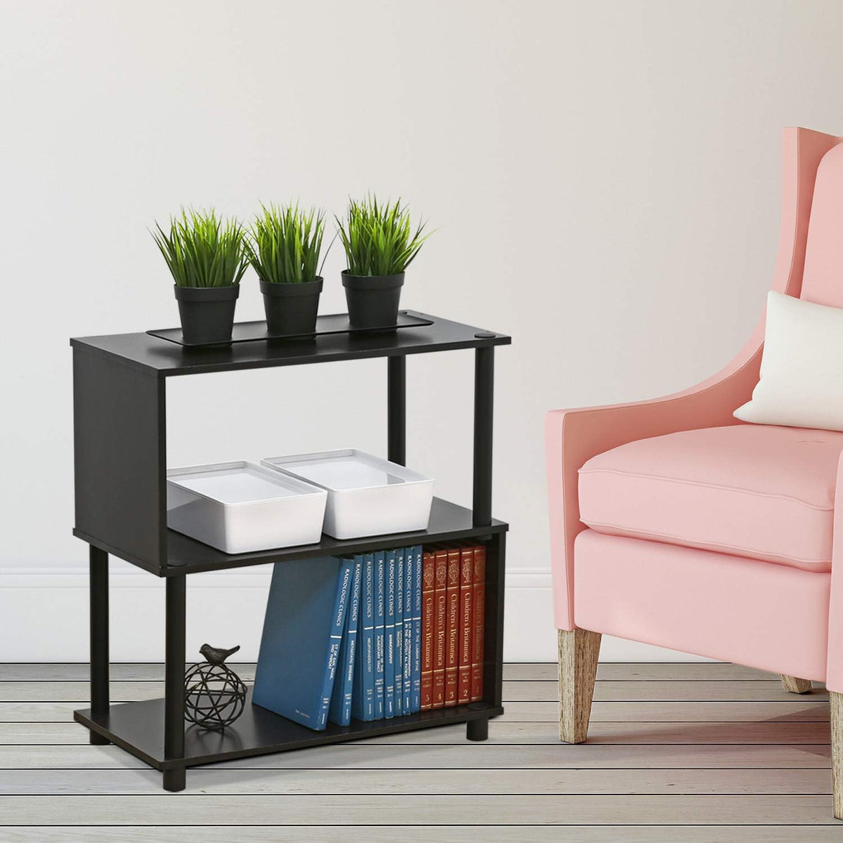 3-Tier Flexi Rack, Espresso