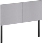 Roanne Upholstered Tufted Headboard, Glacier, Queen