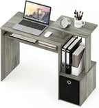 Econ Multipurpose Home Office Computer Writing Desk, French Oak Grey