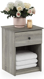 Tidur Nightstand, 1-Pack, French Oak Grey
