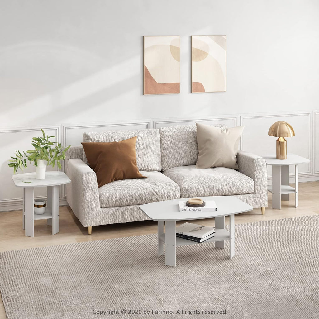 Simple Design, Coffee Table, White