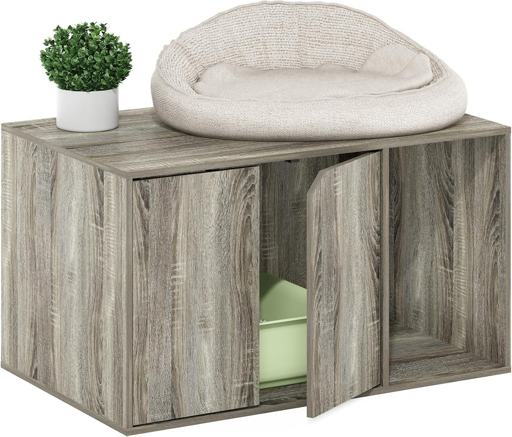 Peli Litter Box Enclosure, French Oak Grey
