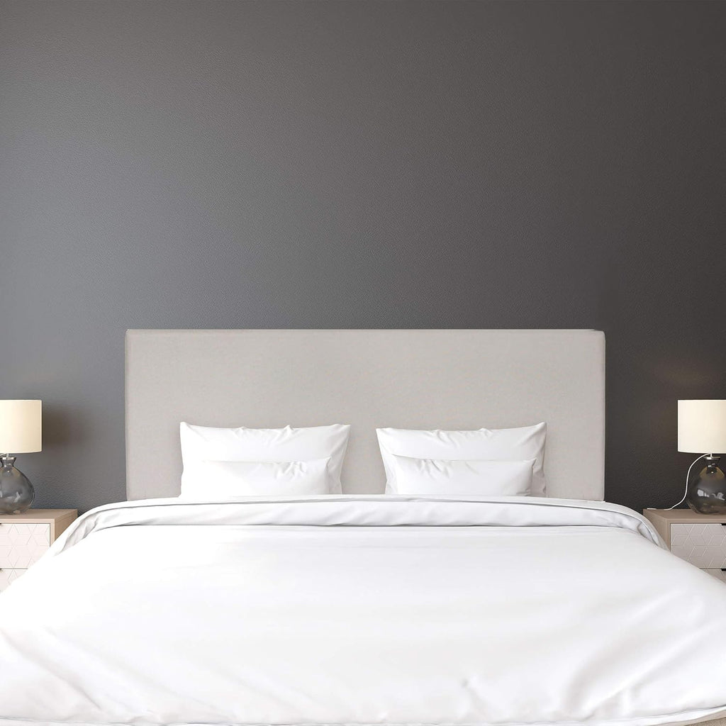 Roanne Plain Headboard, King, Fog