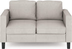 Bayonne 2-Seater Loveseat Sofa, 54" Wide, Fog
