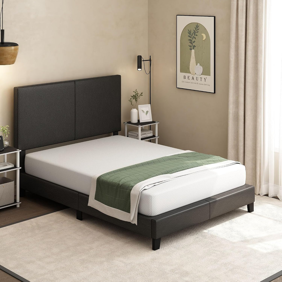 Tidur Cooling Gel Memory Foam Mattress, 8 Inch, Full, White