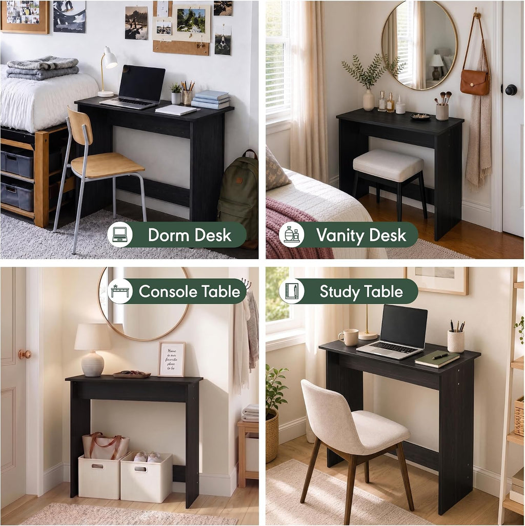 Simplistic 31.5-Inch Vanity Desk, Espresso