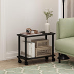 Turn-N-Tube Toolless 2-Tier Book Cart, Espresso