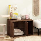 Peli Litter Box Enclosure, Columbia Walnut