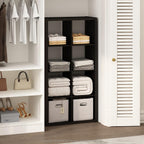 Cubic Extra Thick 8-Cube Closet Organizers and Storage, Dark Oak
