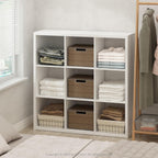 Cubic Extra Thick 9-Cube Closet Organizers and Storage, White