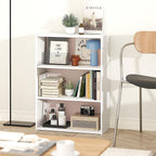 PASIR 3-Tier Book Shelf, White/Pastel Pink