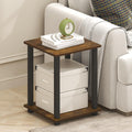 Simplistic Side Table Set of 2, End Table, Night Stand, Nightstand, Bedside Table, for Living Room, Bedroom, Light Oak