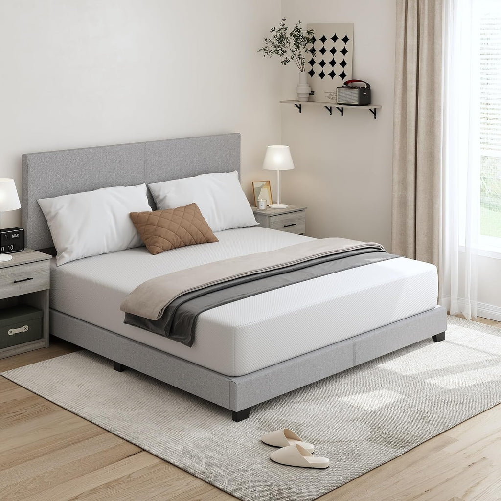 Tidur Cooling Gel Memory Foam Mattress, 12 Inch, King,White
