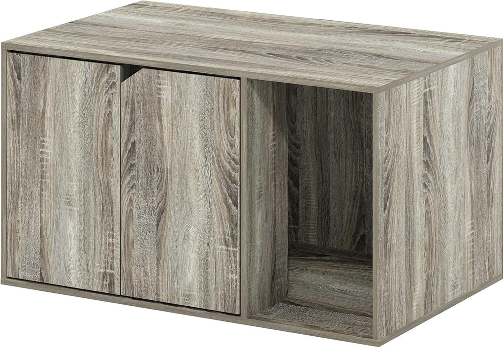 Peli Litter Box Enclosure, French Oak Grey