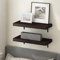 Tanna Oak Floating Shelves for Wall Set of 4, 22-Inch Wall Shelf, Wall Mounted Shelf, for Bathroom, Home Office, Living Room, Natural Oak