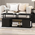 JAYA TV Stand for TVs up to 50 Inch with Open Storage, Blackwood