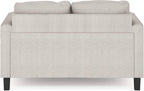 Bayonne 2-Seater Loveseat Sofa, 54" Wide, Fog