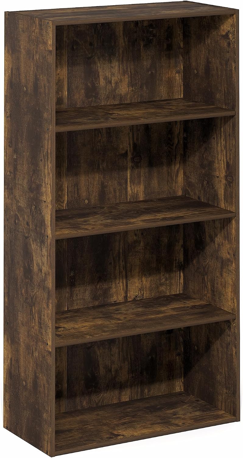 Reed Closet Organizers and Storage, 4-Tier Organizer, Amber Pine