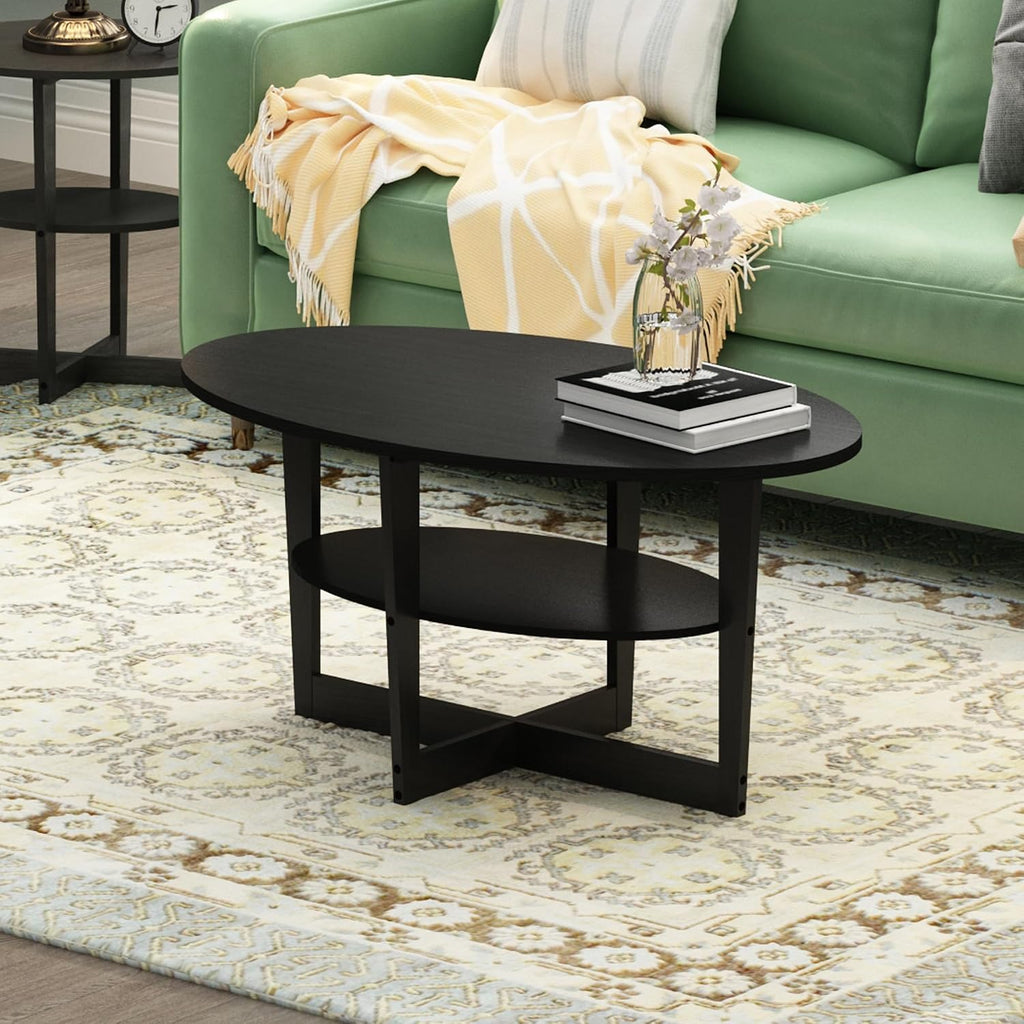 Oval Coffee Table, Walnut