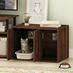Peli Litter Box Enclosure, Small, Columbia Walnut