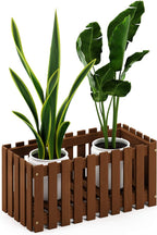 Outdoor Rectangular Planter Box, Natural