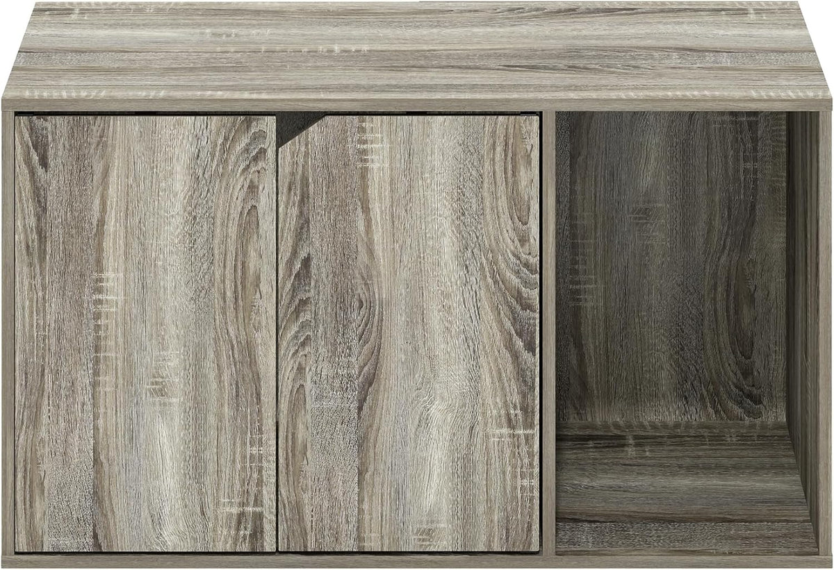 Peli Litter Box Enclosure, French Oak Grey