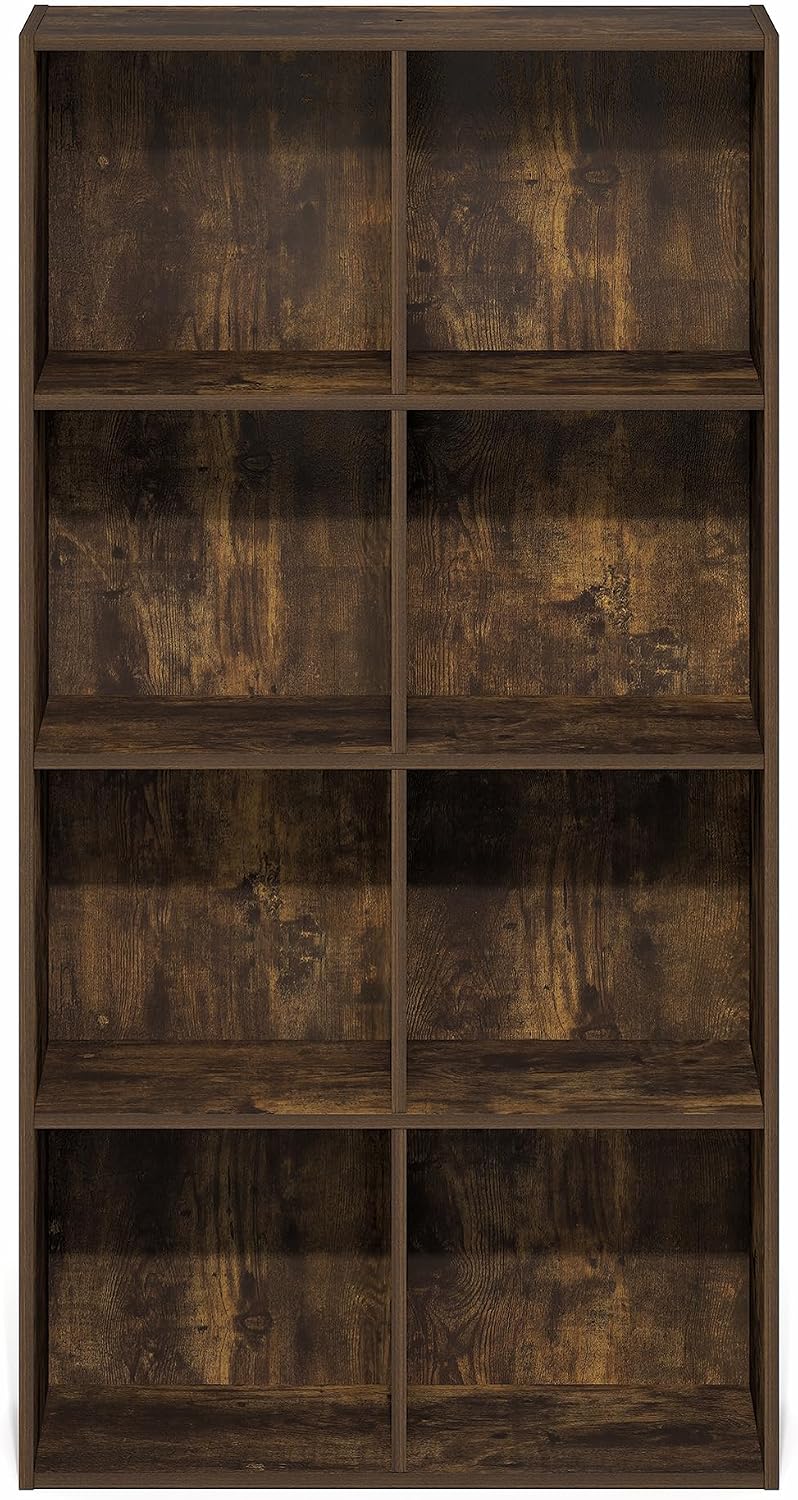 Reed 8-Cube Closet Organizers and Storage, Amber Pine
