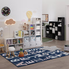 Luder Shelf Bookcase with 1 Door Storage Cabinet, White