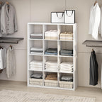 Cubic Extra Thick 12-Cube Closet Organizers and Storage, White