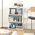 PASIR 3-Tier Book Shelf, White/Pastel Blue