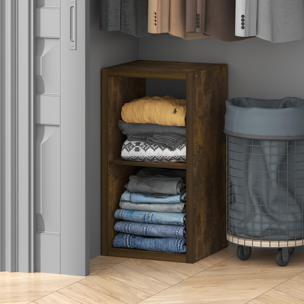 Cubic Extra Thick 5-Cube Closet Organizers and Storage, White